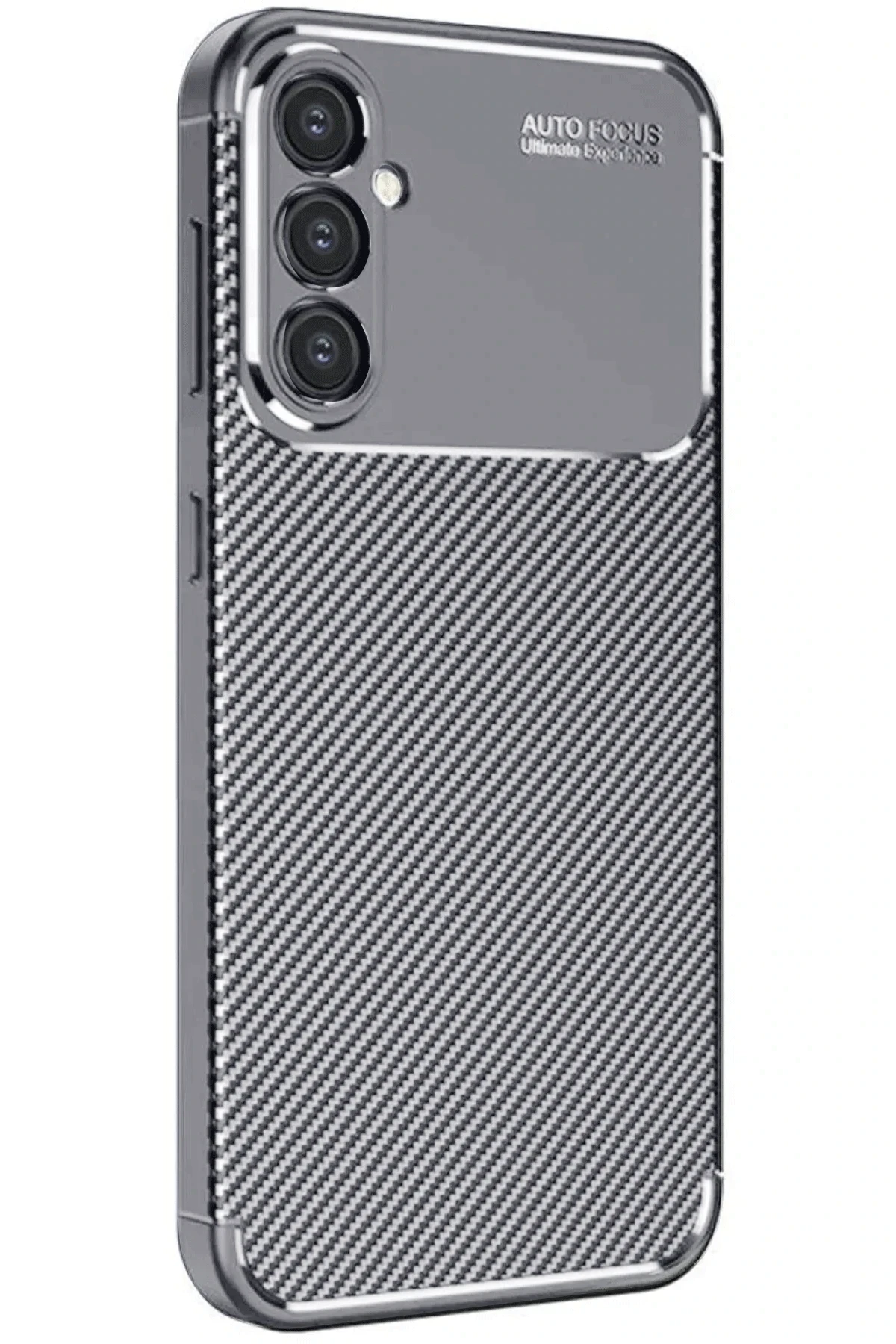Newface Samsung Galaxy A16 5G Kılıf Auto Focus Karbon Kapak - Gri