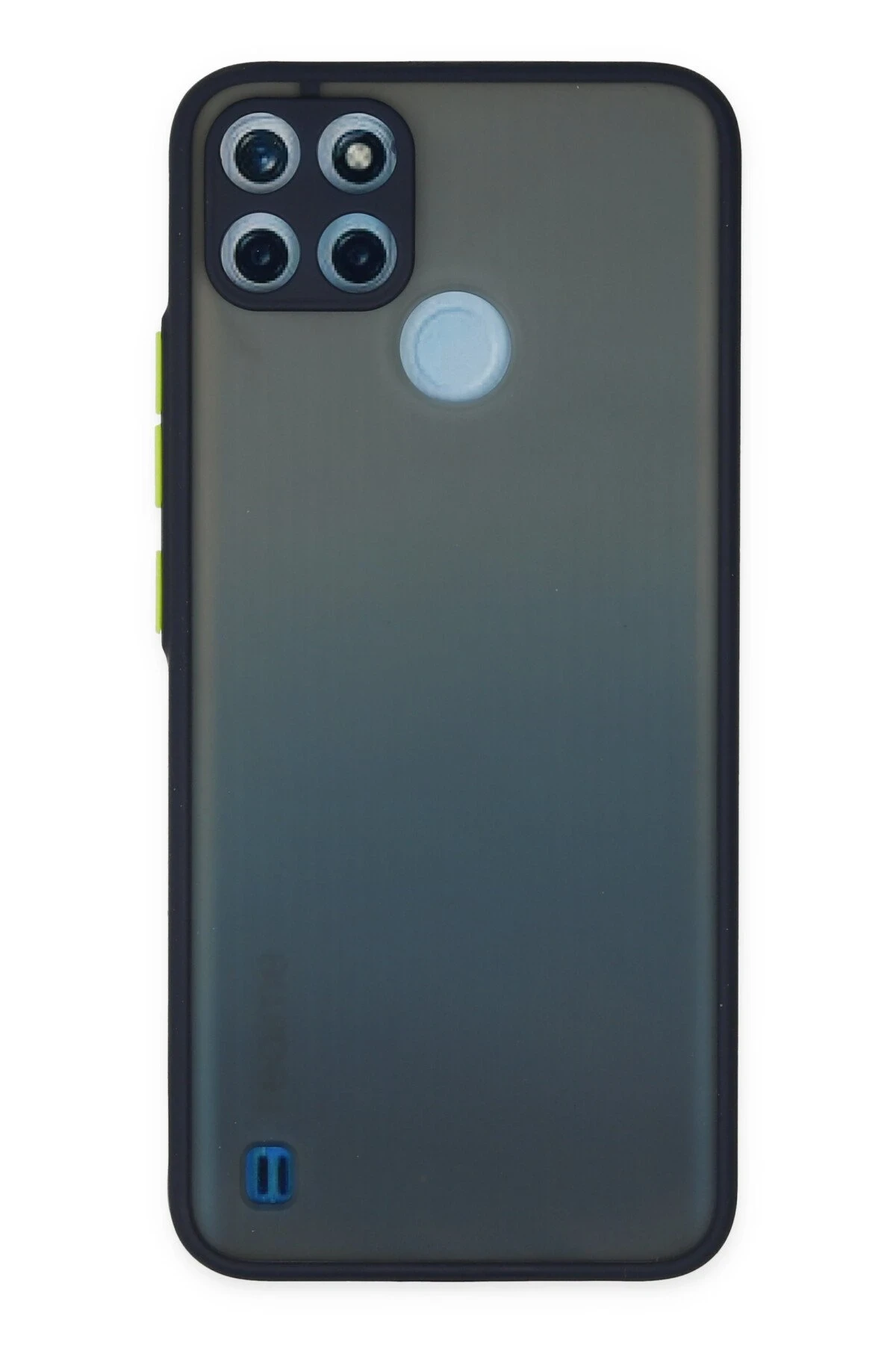 Newface Realme C21Y Kılıf Montreal Silikon Kapak - Lacivert