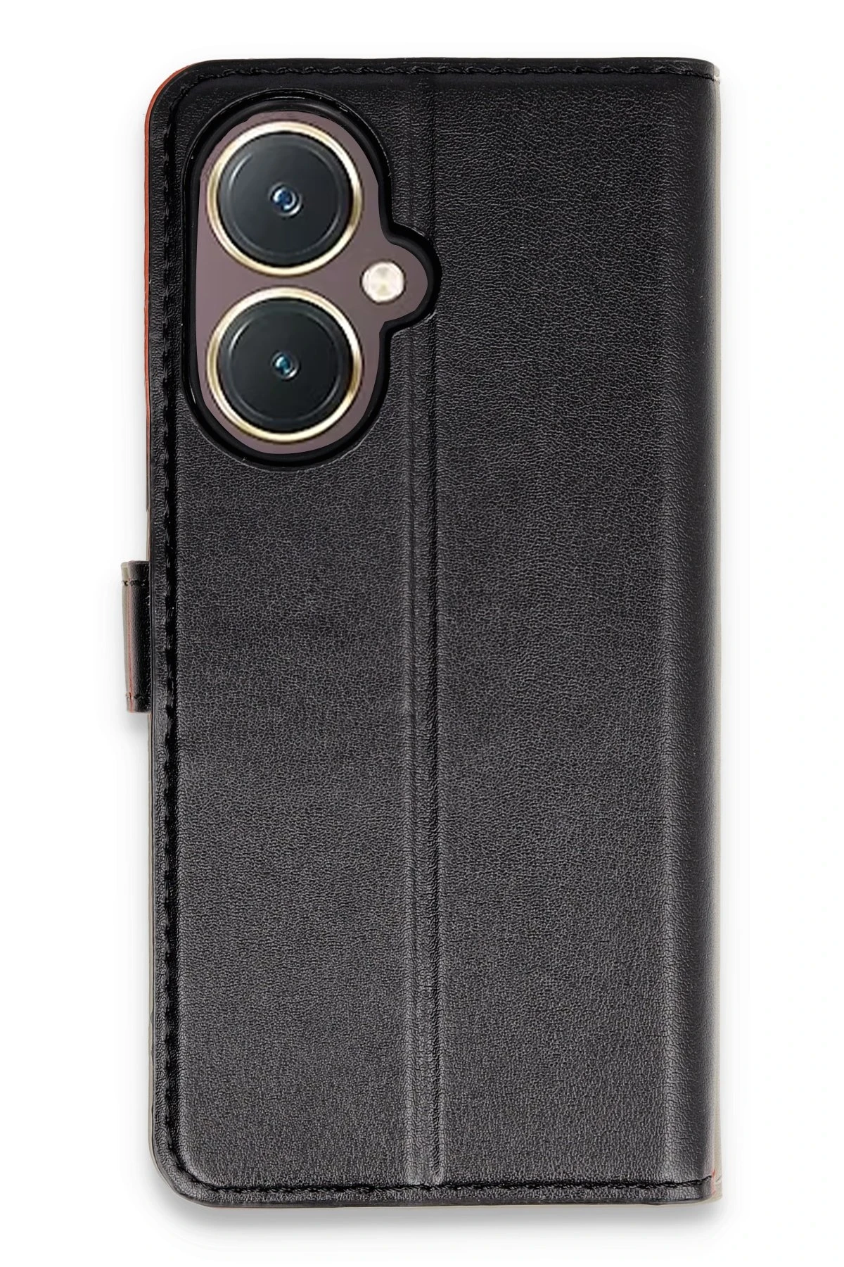 Newface Vivo Y27 Kılıf Trend S Plus Kapaklı Kılıf - Siyah