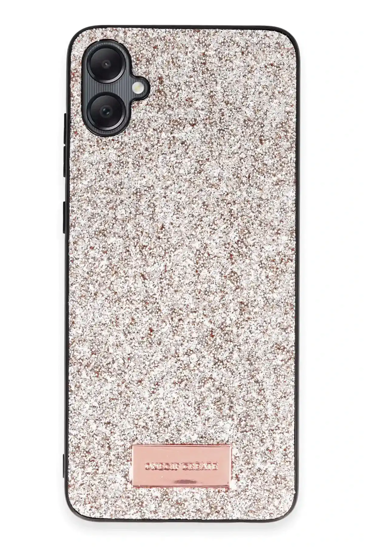 Onegif Samsung Galaxy A05 Bright Simli Kapak - Gold