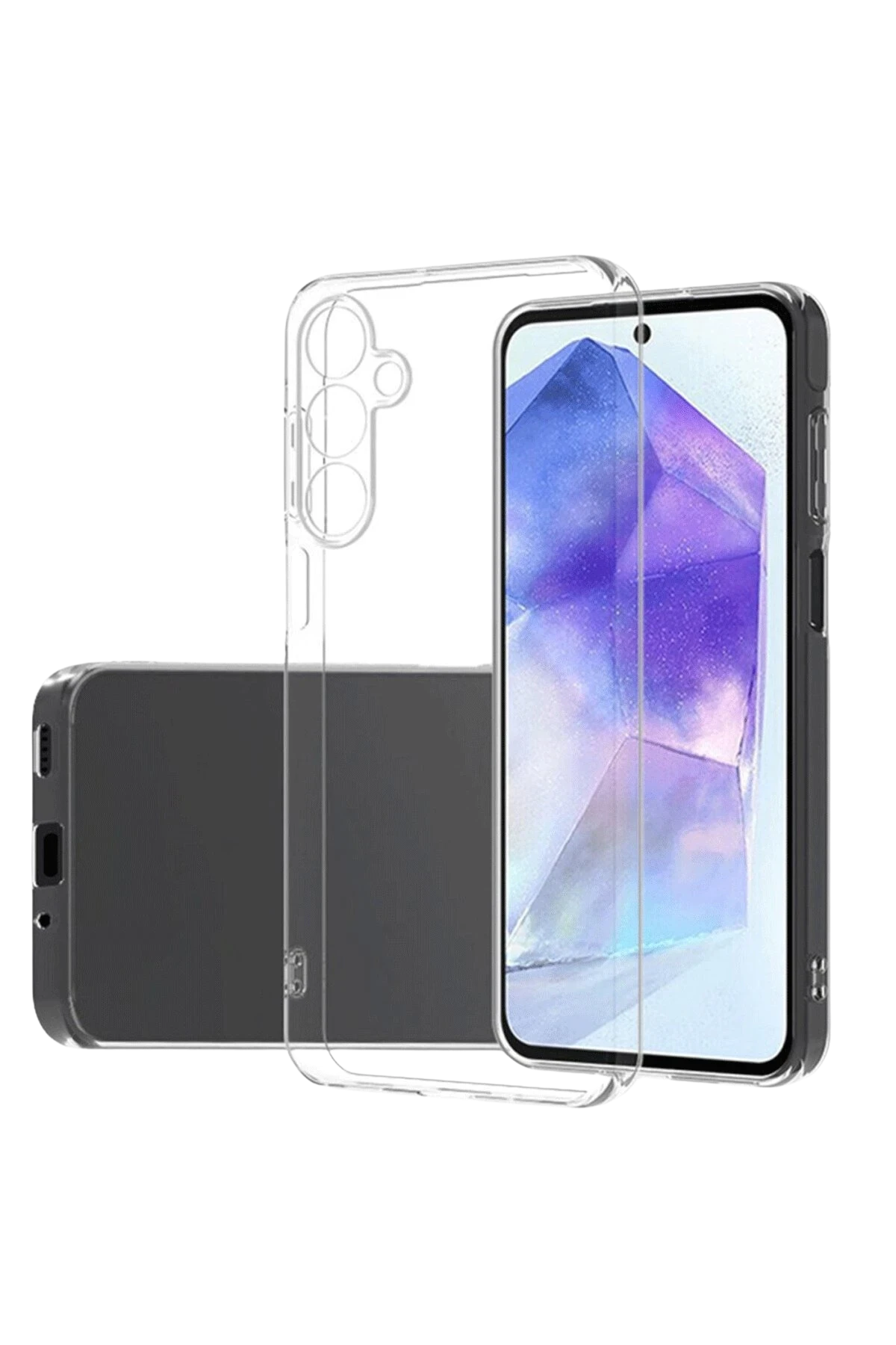 Newface Samsung Galaxy A26 Kılıf Lüx Şeffaf Silikon