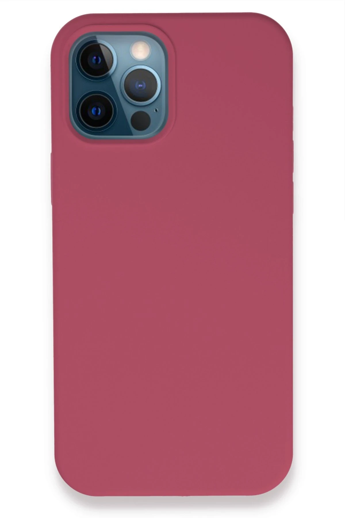 Newface iPhone 12 Pro Kılıf Lansman Legant Silikon - Fuşya
