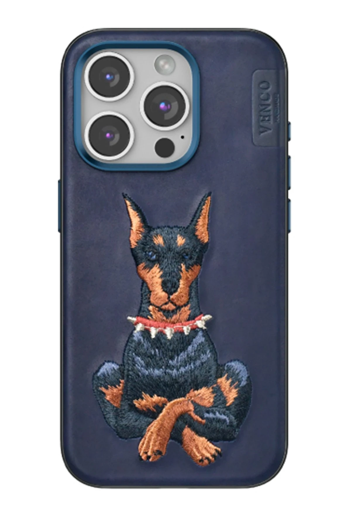 Venco iPhone 14 Pro Max Perma Desenli Kapak - Lacivert