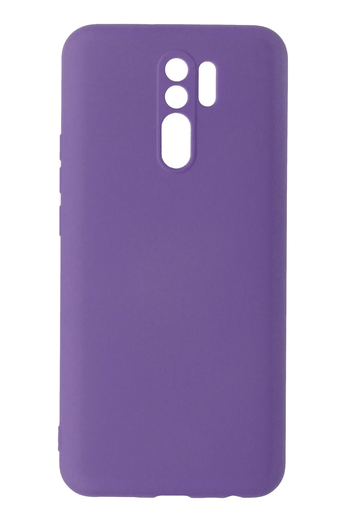Newface Xiaomi Redmi 9 Kılıf Nano içi Kadife Silikon - Mor