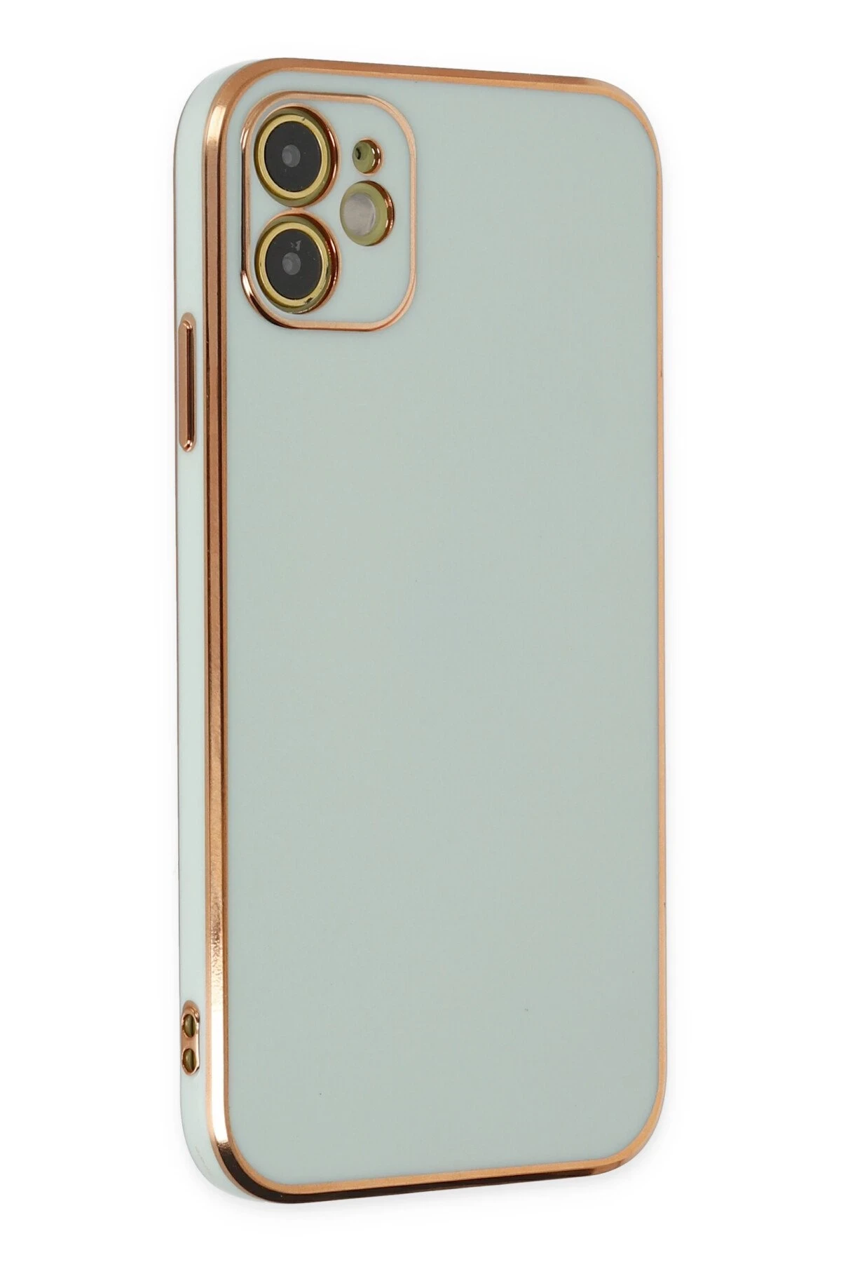 Newface iPhone 11 Kılıf Volet Silikon - Açık Yeşil