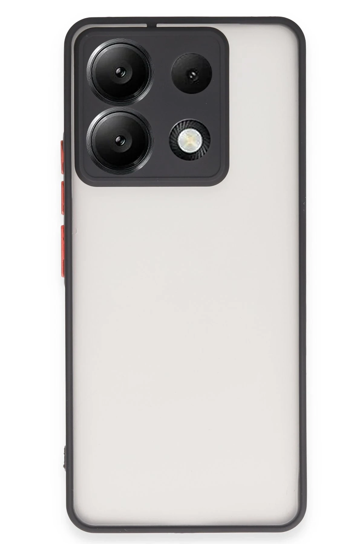 Newface Xiaomi Redmi Note 13 5G Kılıf Montreal Silikon Kapak - Siyah