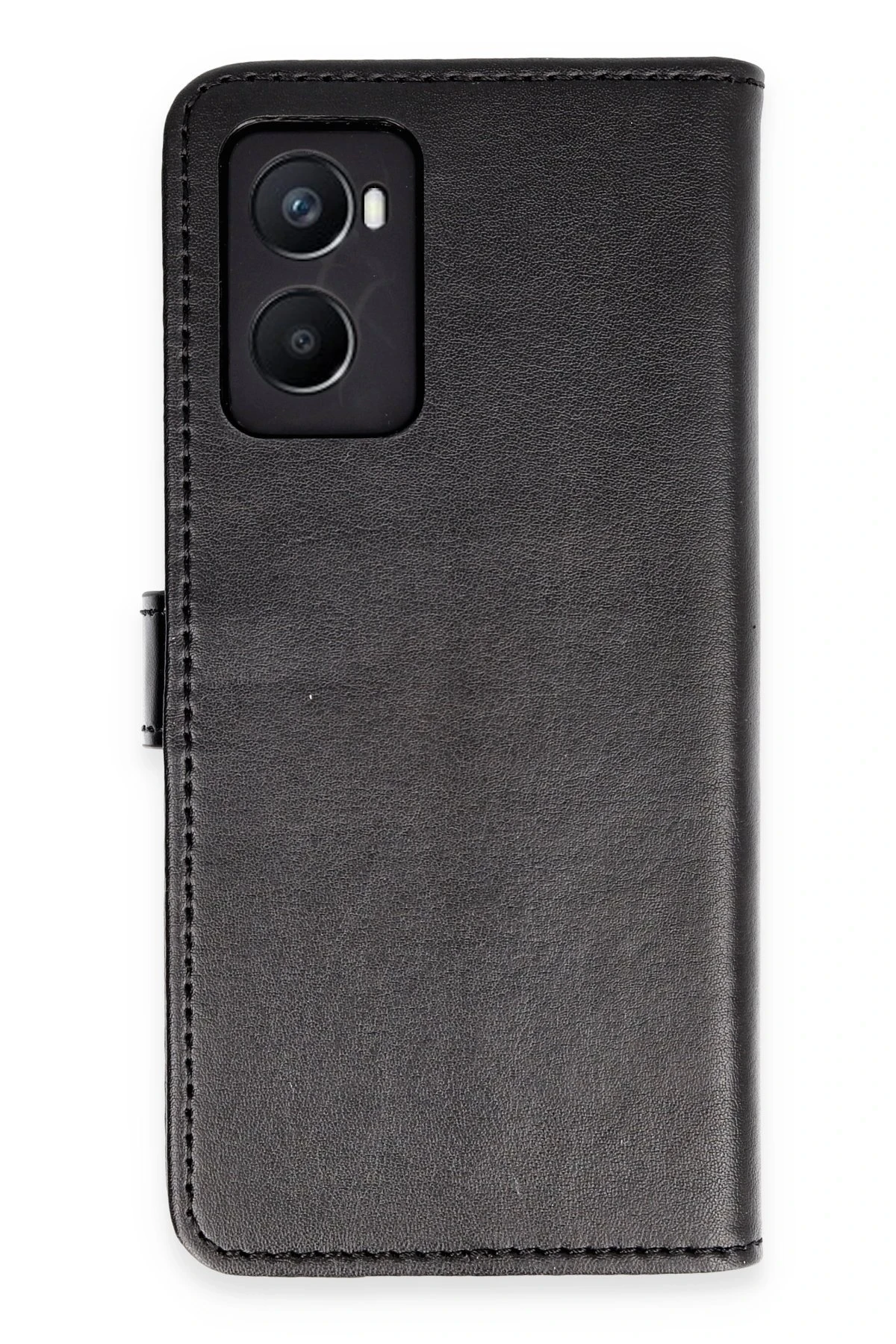 Newface Oppo A96 Kılıf Trend S Plus Kapaklı Kılıf - Siyah