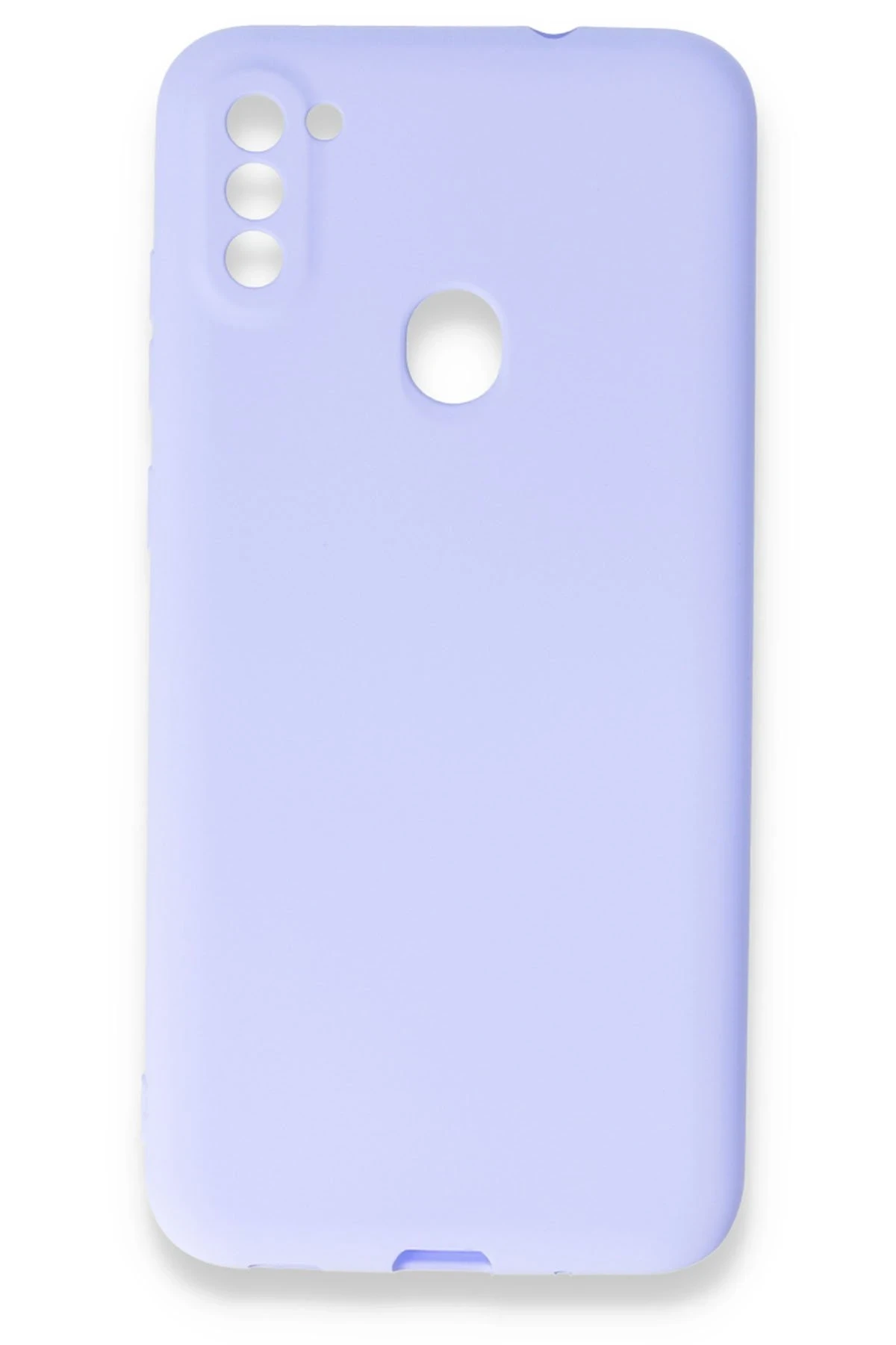 Newface Samsung Galaxy A11 Kılıf First Silikon - Lila
