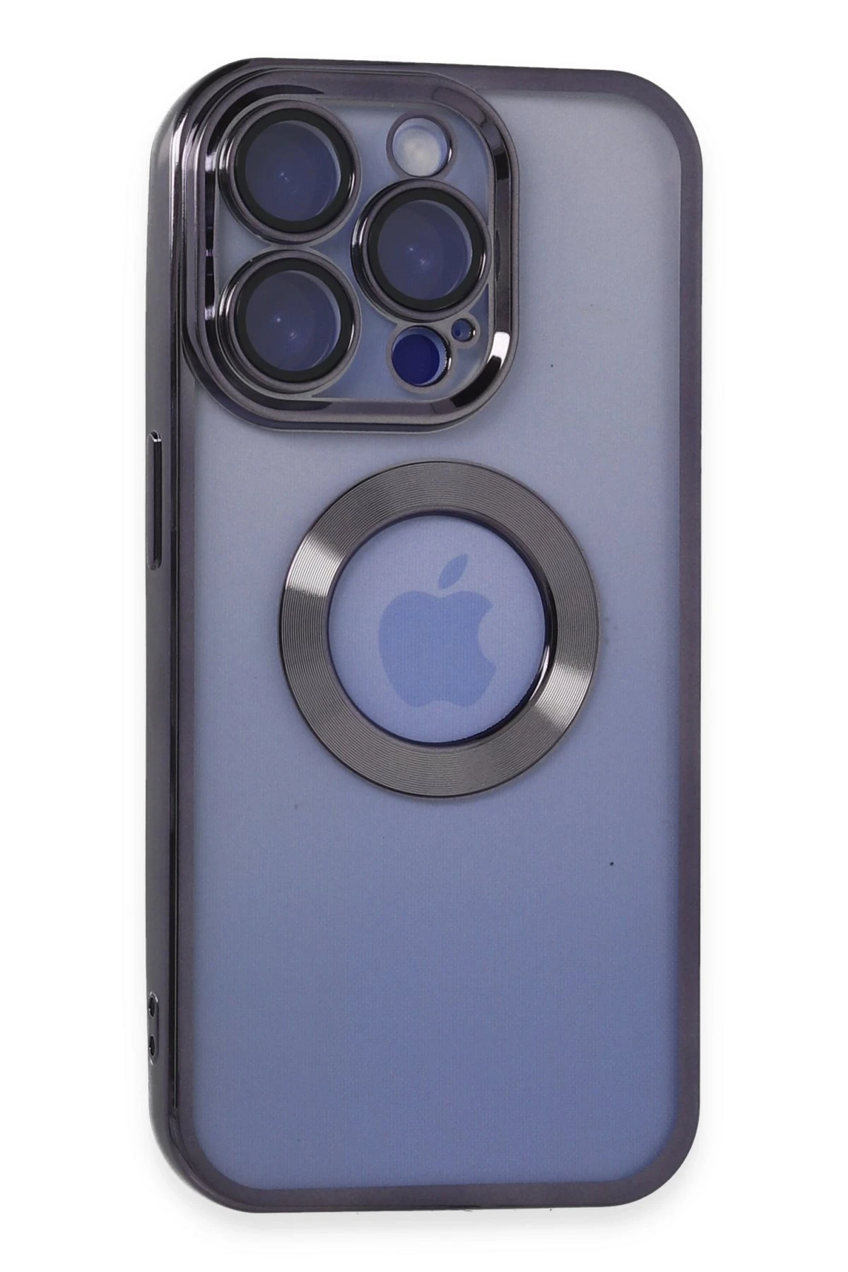 Newface iPhone 15 Pro Max Kılıf Slot Silikon - Mor