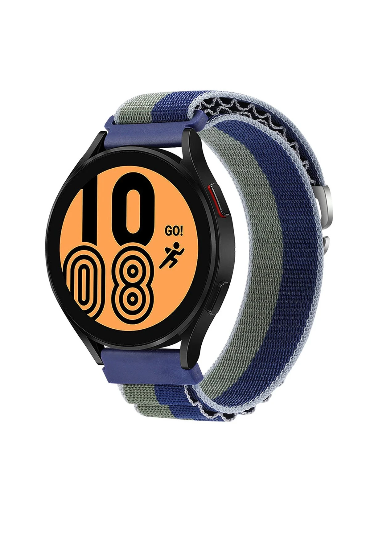 Newface Watch 22mm KR410 Kumaş Kordon - Lacivert-Yeşil