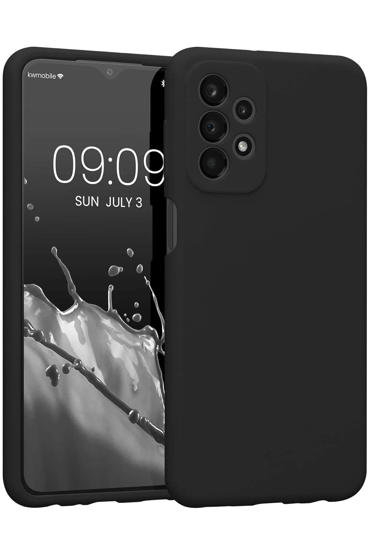Newface Samsung Galaxy A73 5G Kılıf First Silikon - Siyah
